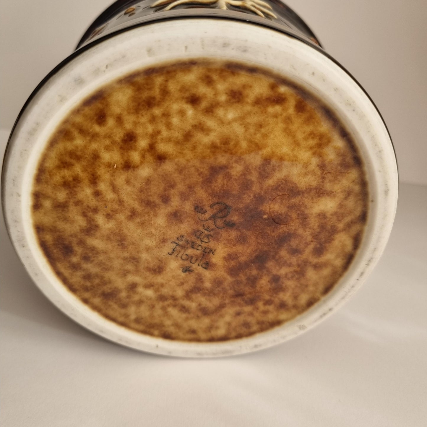 Scandinavian Pottery Carl-Harry Stålhane Fibula Vase - Rörstrand Swedish Mid Century