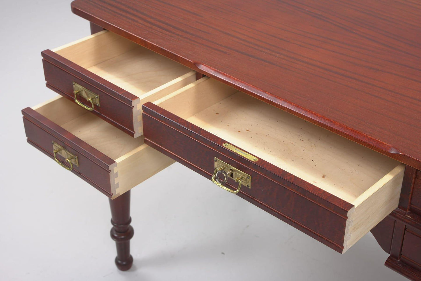 Antique Mahogany Writing Desk: Victorian Style Home Office