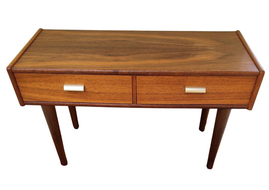 Retro Scandinavian Hall Cabinet – Low Sideboard in Palisander or Walnut Veneer