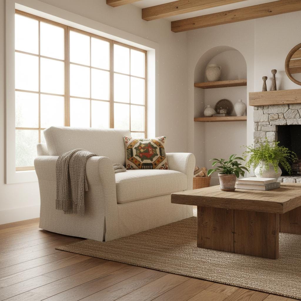 Vintage Swedish Röllakan Wool Pillow –Handwoven Folk Art Wool Cushion