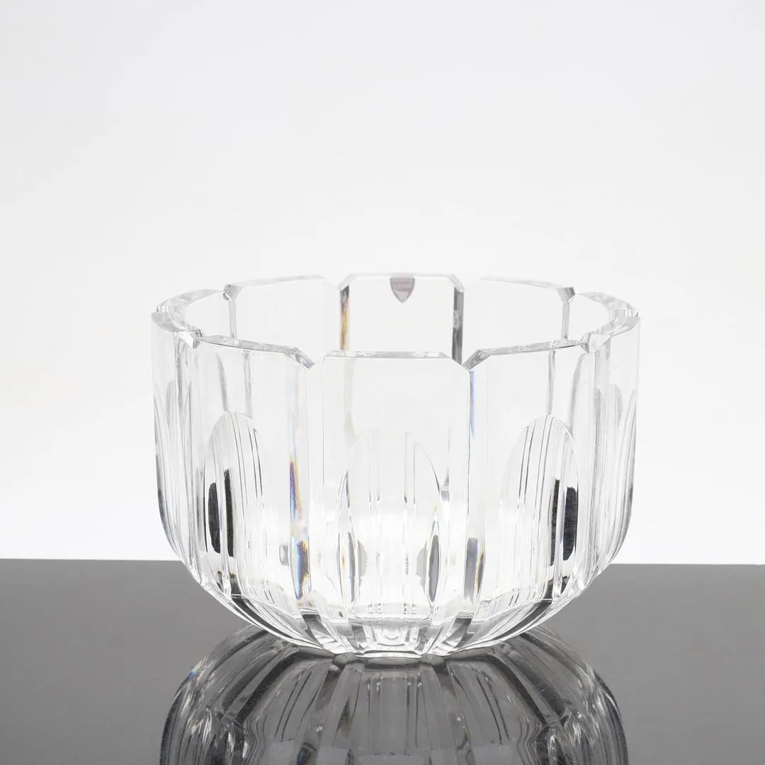 Signed Gunnar Cyrén Orrefors Crystal Bowl: ASEA 100 Year Limited Edition Art Glass