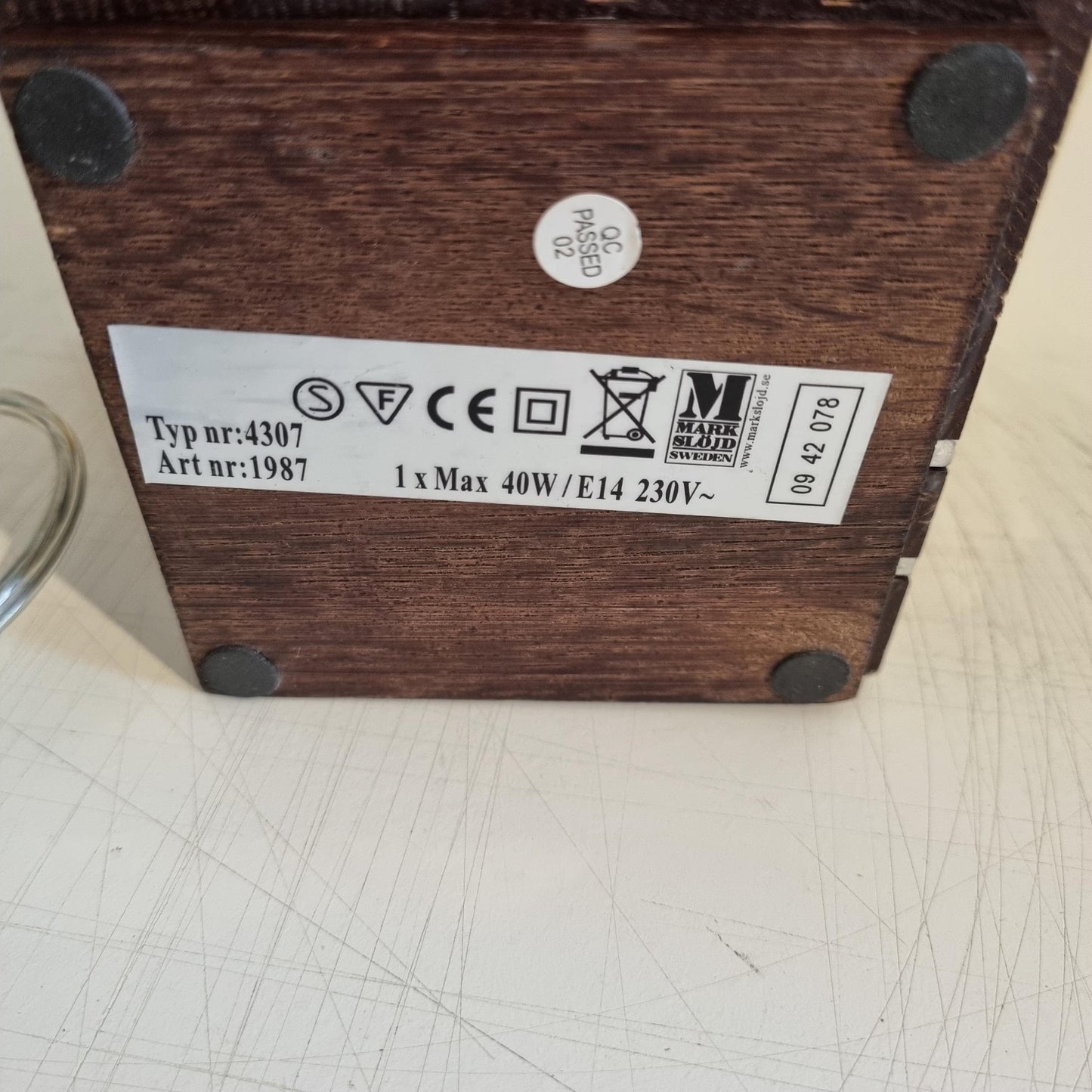 Vintage Markslöjd Table Lamp: Scandinavian Pinewood & Brass Accent with authentic vintage charm and timeless mid-century modern style