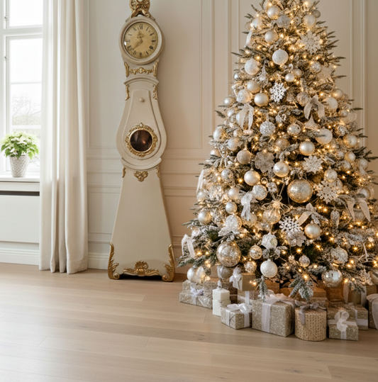 Vintage Swedish Mora Clock in Gustavian Style – Working Chiming Clock