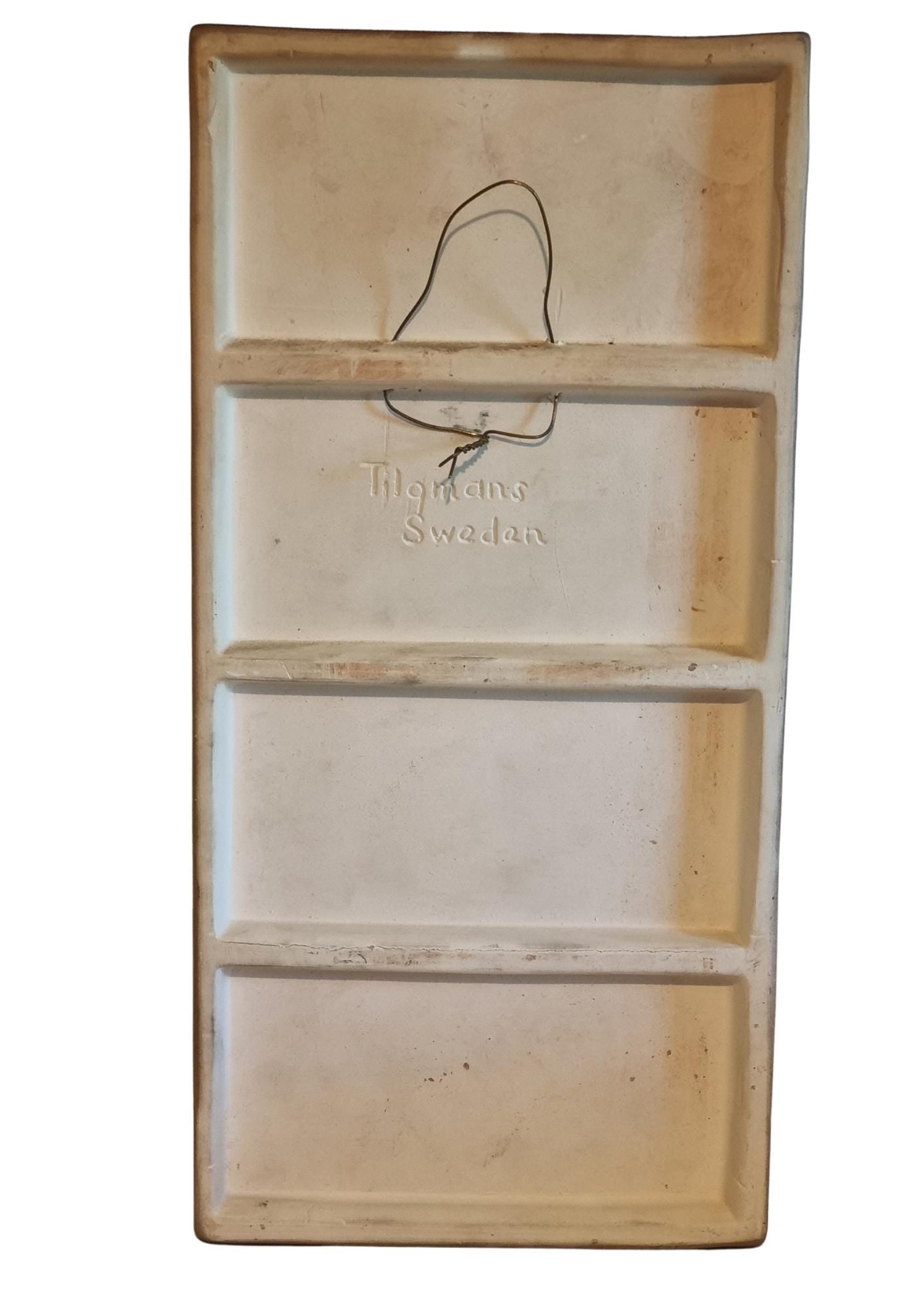 Fish Wall Plaque – Mid Century Ceramic Art Tile, Scandinavian Stoneware Relief by Danny Petrus for Tilgmans, Sweden __etsy:8194527173