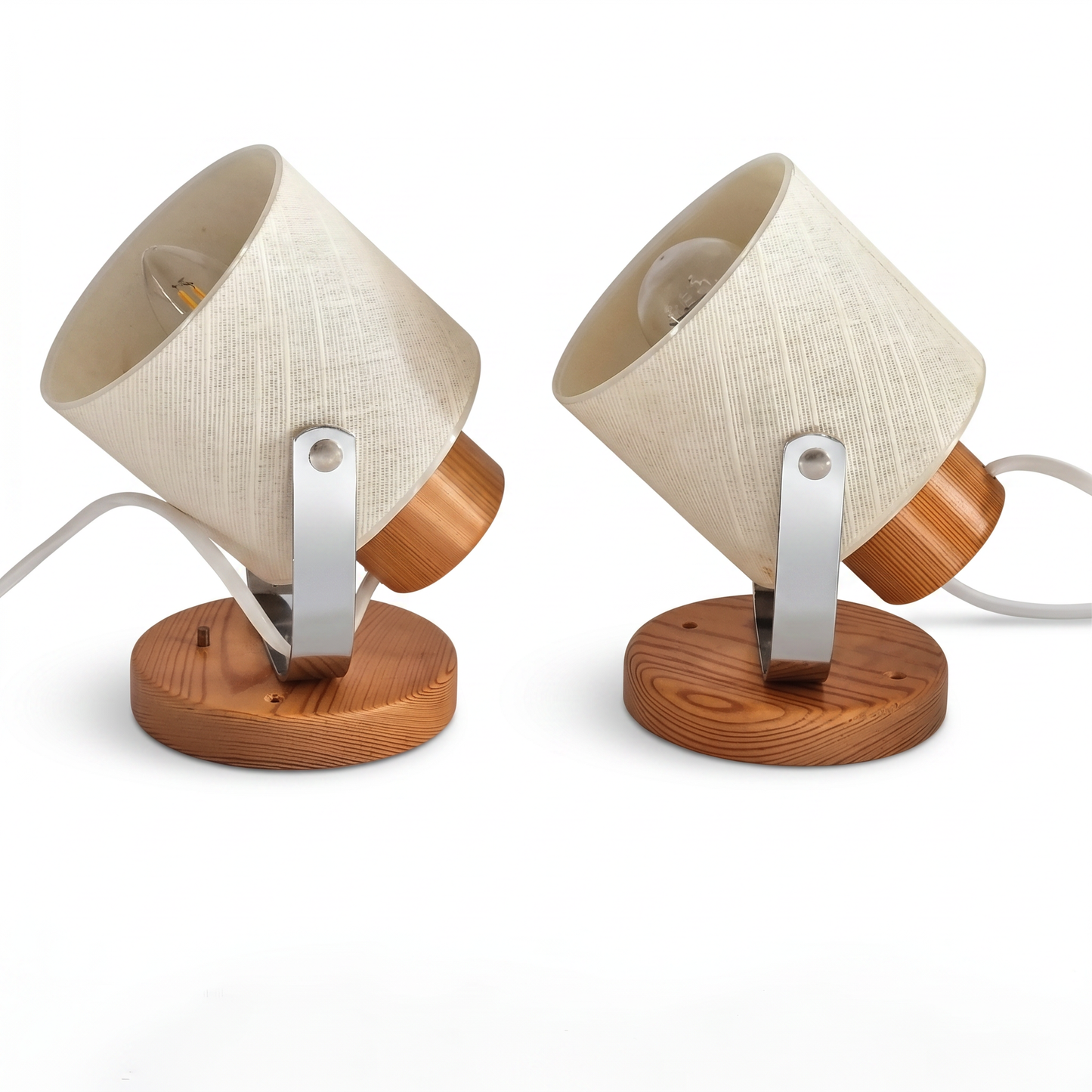 Vintage Scandinavian Wall Lamps – Set of 2