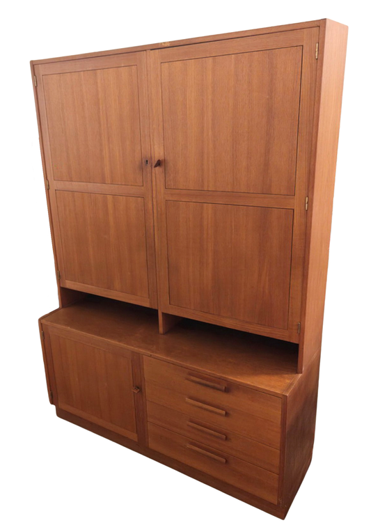 Restored Mid-Century Modern Teak Cabinet – Nils Jonsson Domi Monte, Troeds Bjärum