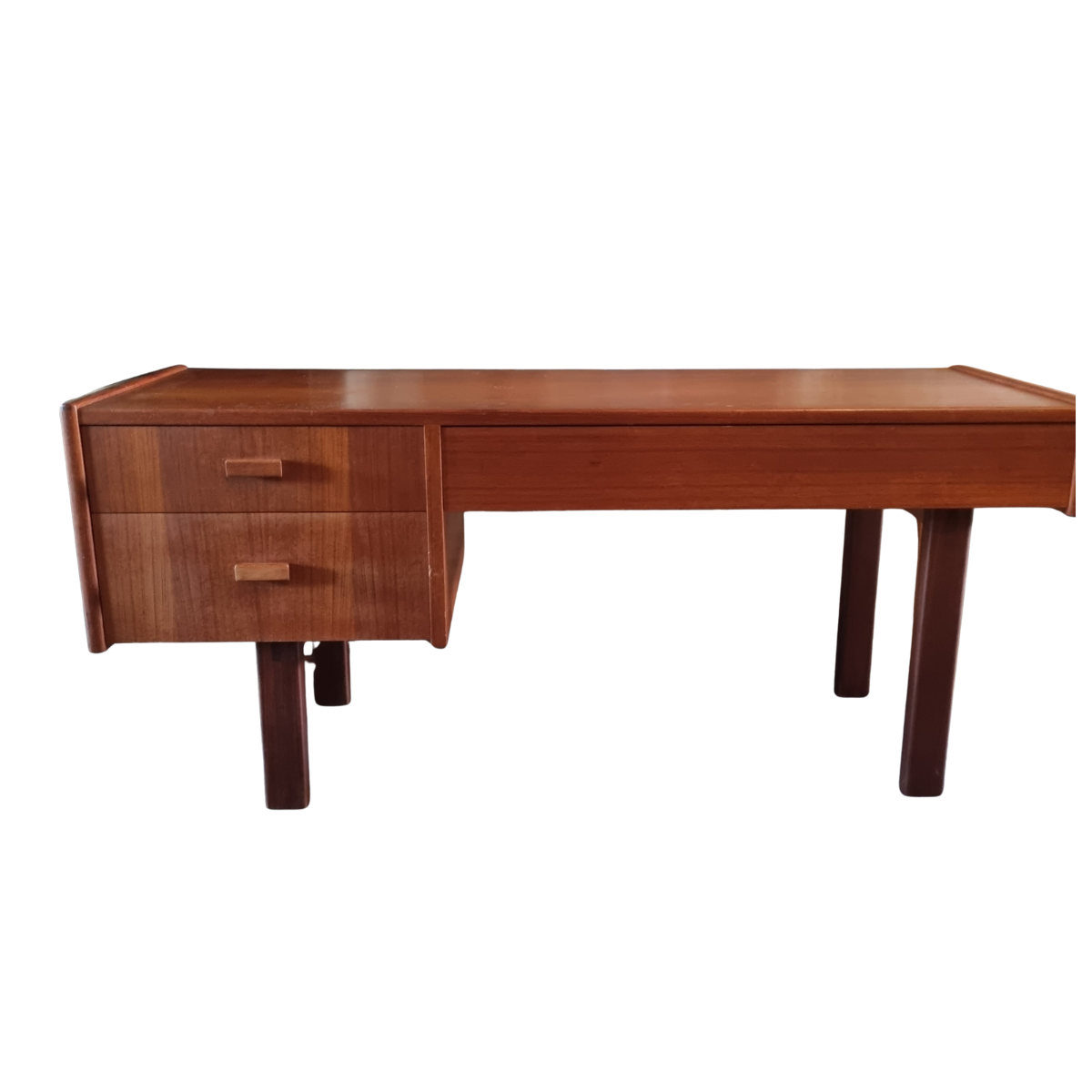 Vintage teak and beechwood console, Sweden 1960