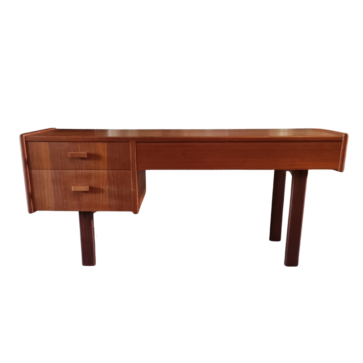Vintage teak and beechwood console, Sweden 1960