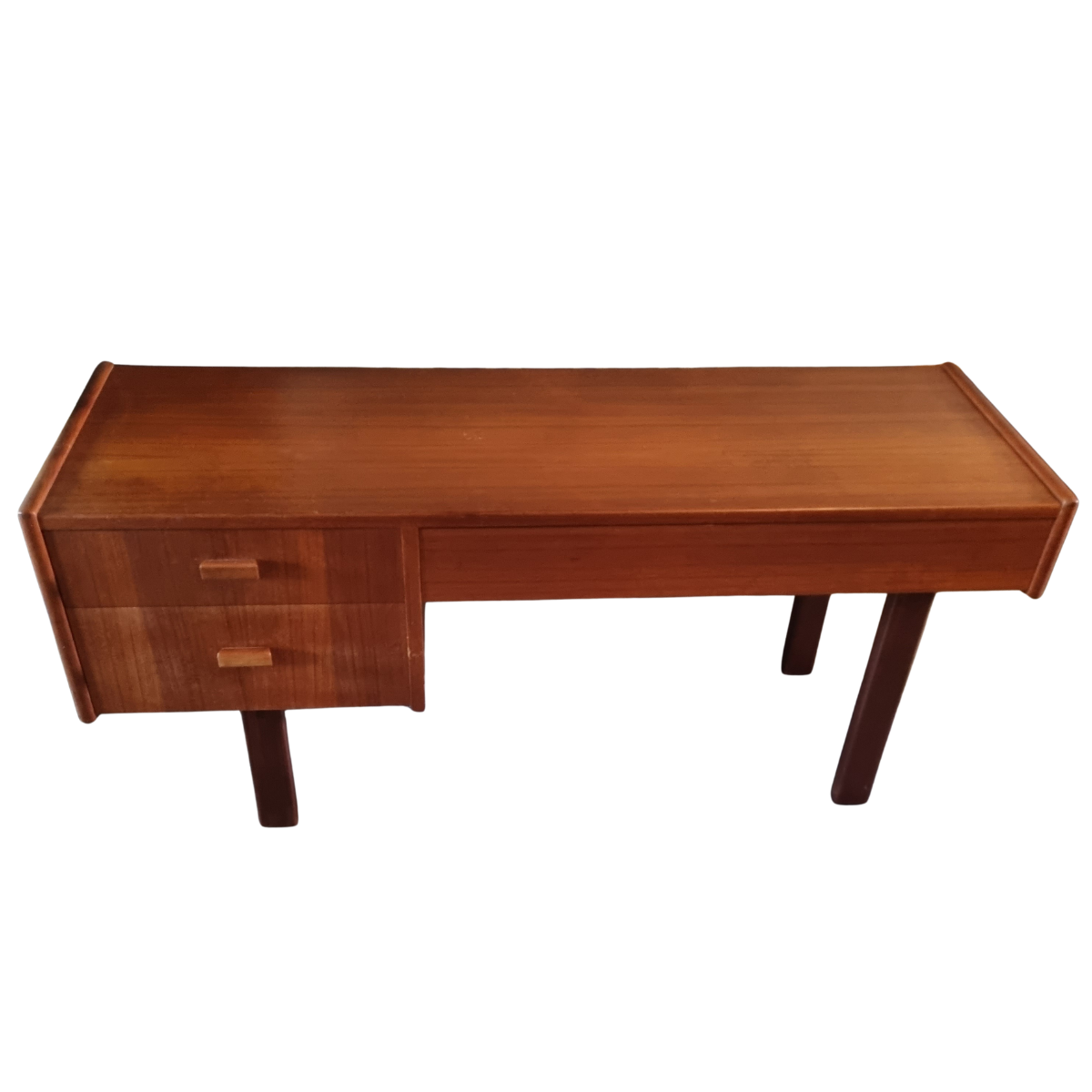 Vintage teak and beechwood console, Sweden 1960