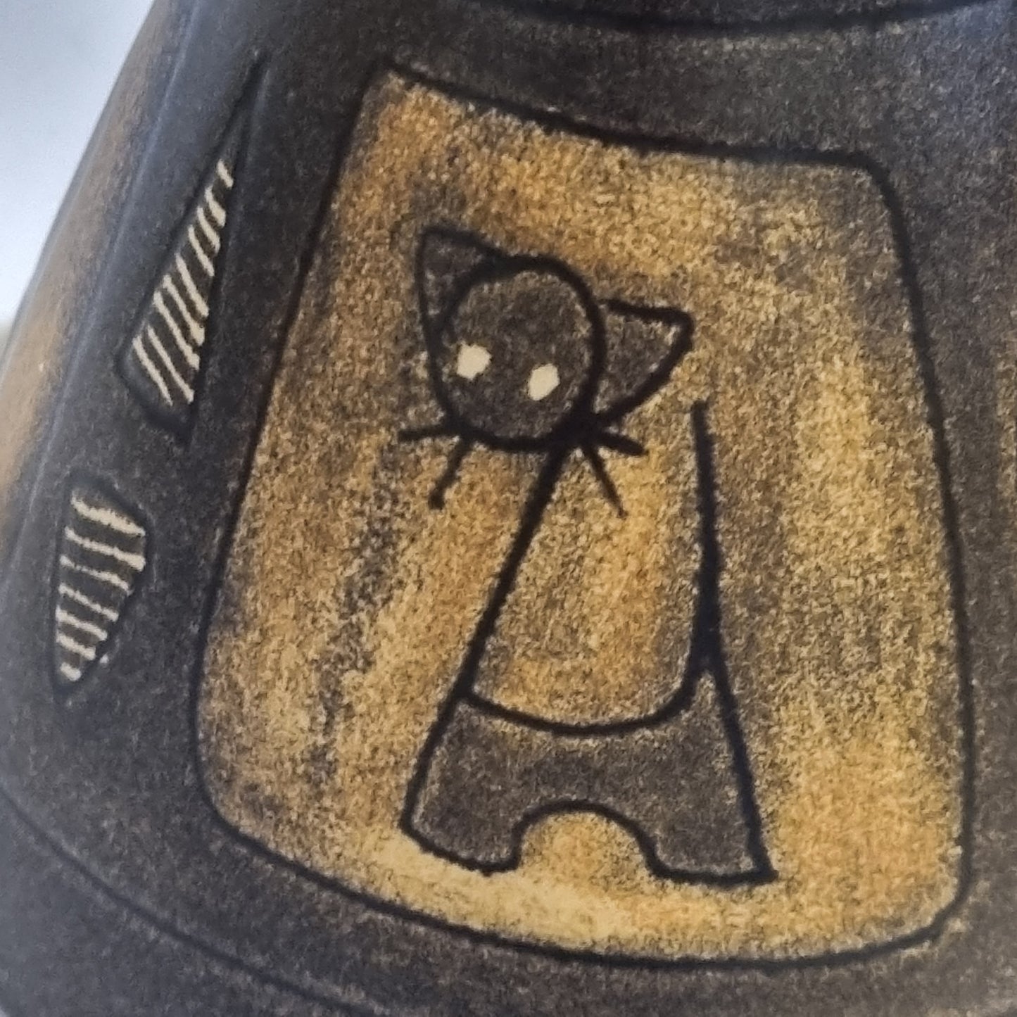 Scandinavian Modern Ceramic Table Lamp from Munk, Sweden, 1960s