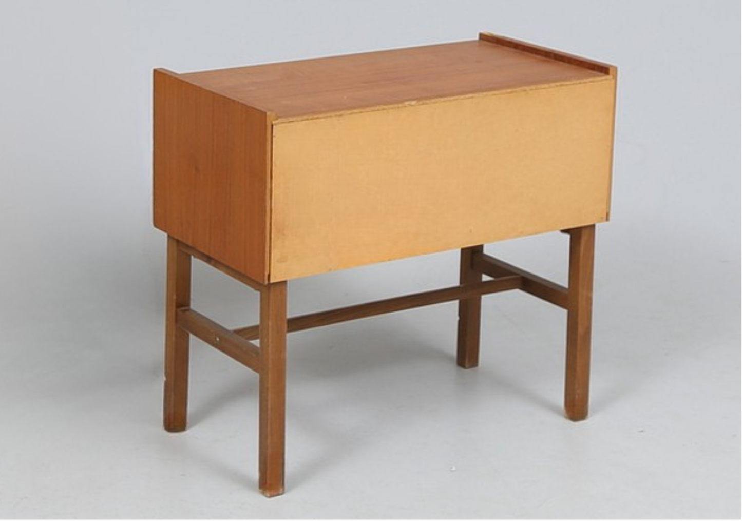 Vintage 1960s Teak Side Table with Drawers – Scandinavian Mid-Century Modern, authentic vintage charm, timeless design.