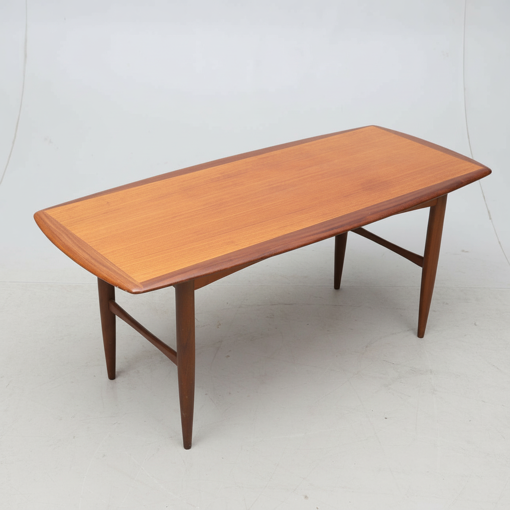 Vintage Teak Coffee Table – 1960s Scandinavian Mid Century Modern