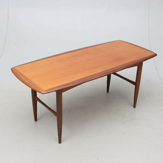Vintage Teak Coffee Table – 1960s Scandinavian Mid Century Modern