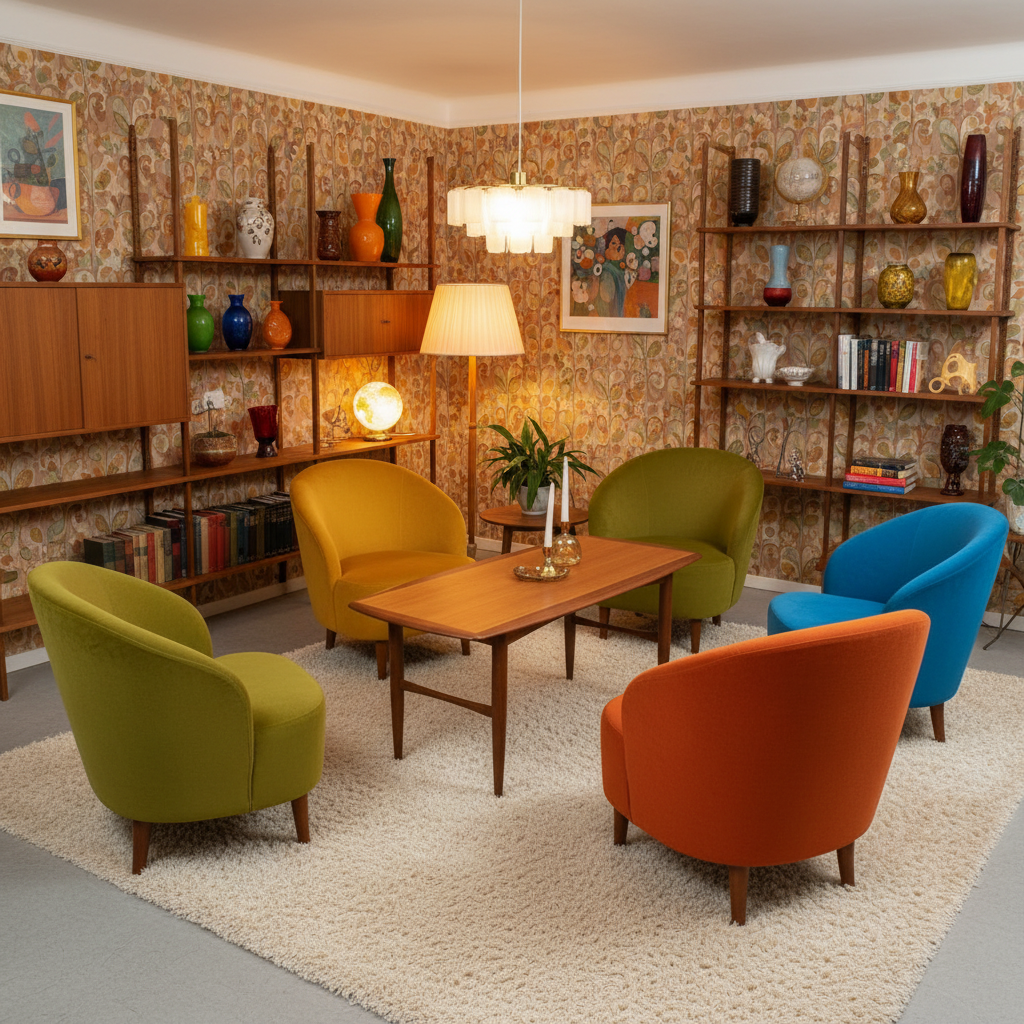 Vintage Teak Coffee Table – 1960s Scandinavian Mid Century Modern