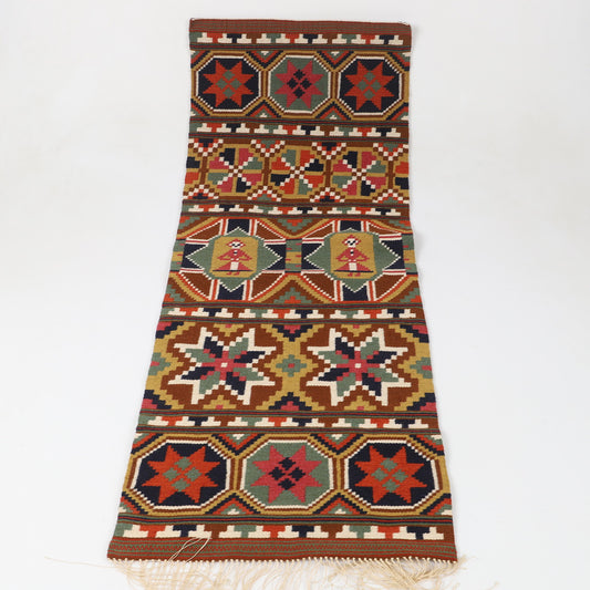 Handwoven Swedish Rölakan Wall Tapestry