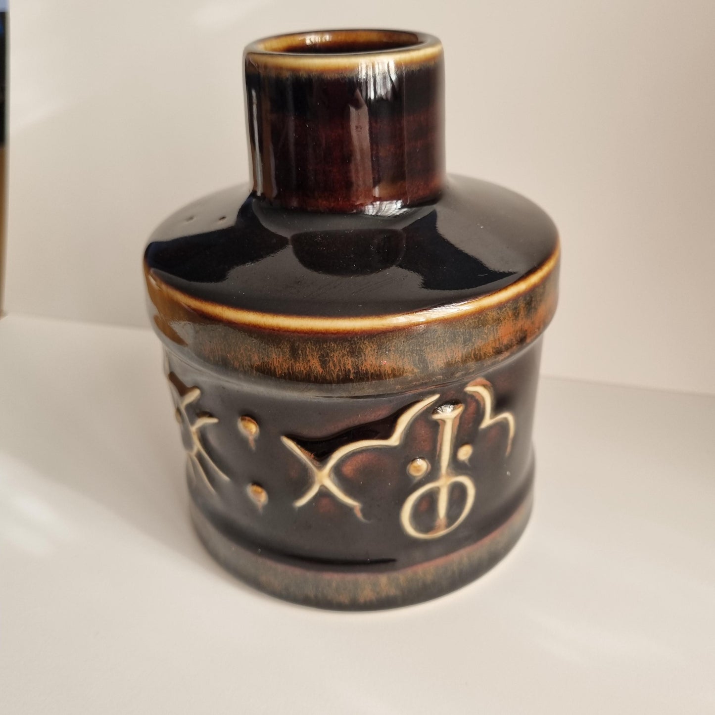 Scandinavian Pottery Carl-Harry Stålhane Fibula Vase - Rörstrand Swedish Mid Century