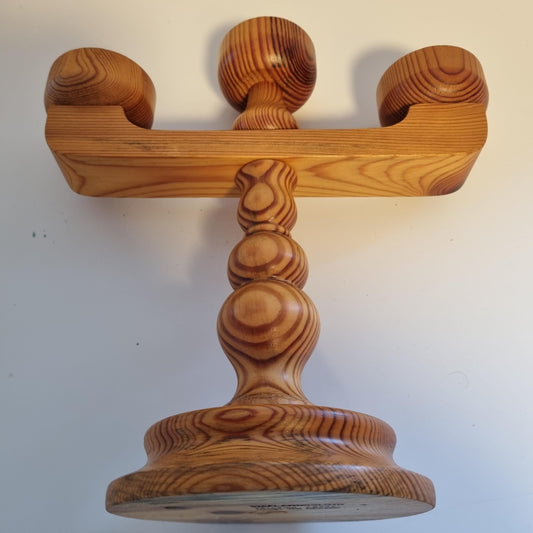 Smalands Slojd Design Stig Johnsson Varnamo Sweden Wooden candle holder