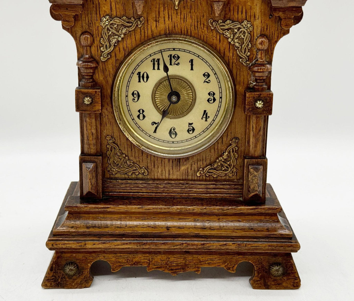 Antique Junghans Walnut Wall Clock - Late 19th Century Mechanical Movement