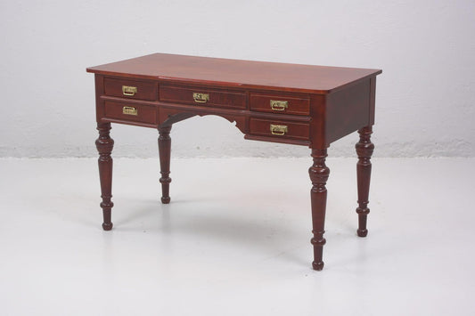 Antique Mahogany Writing Desk: Victorian Style Home Office