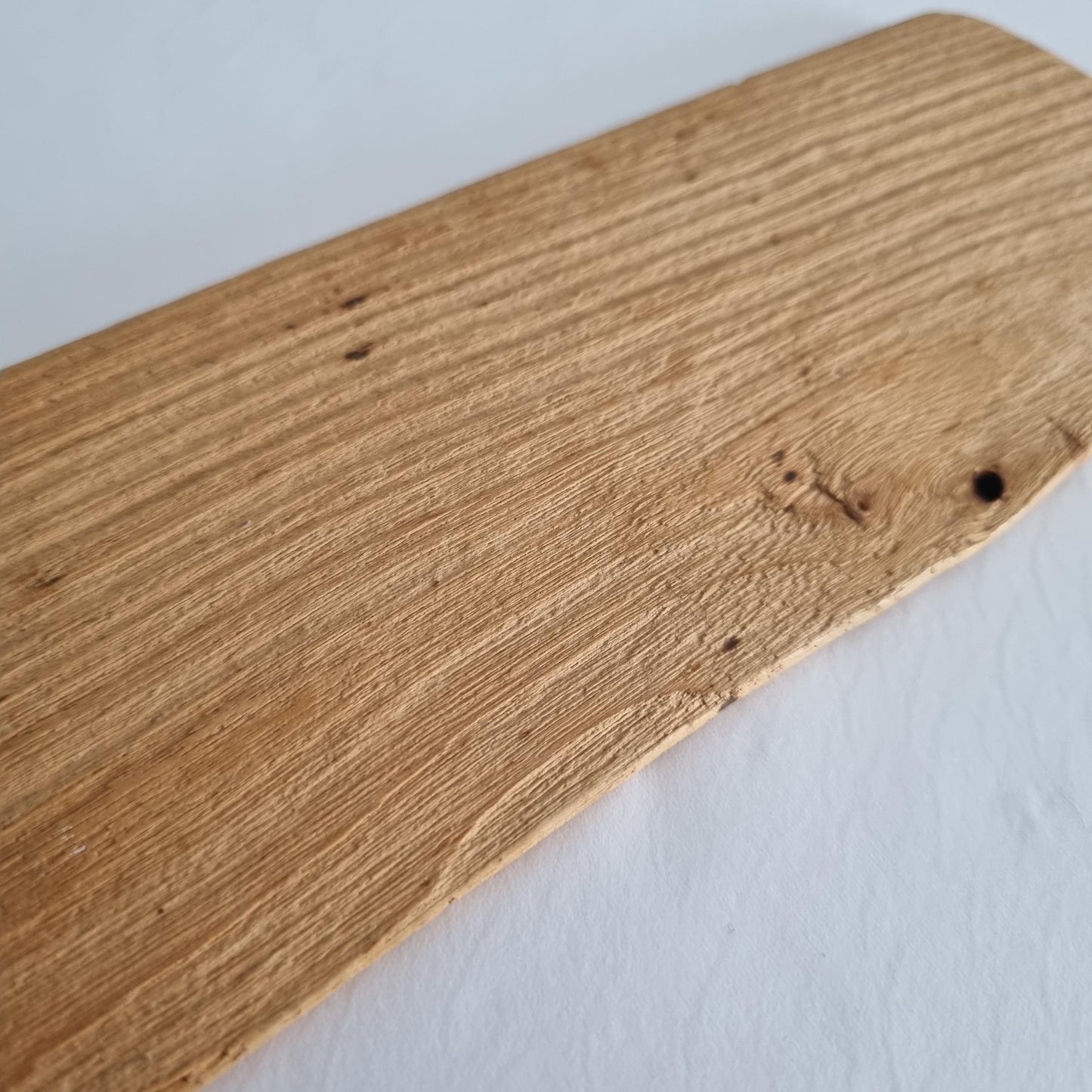 Antique Hand-Carved Butter Paddle 1866 - Scandinavian Folk Art, natural wood with rustic texture and grain patterns
