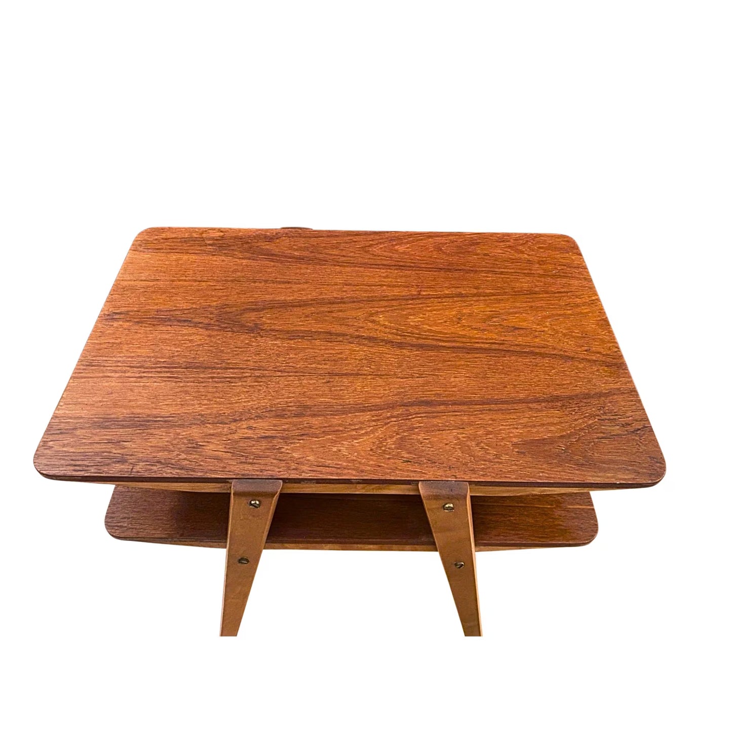 Mid Century Scandinavian Teak Coffee Table, Original Vintage Danish Design 50s 60s