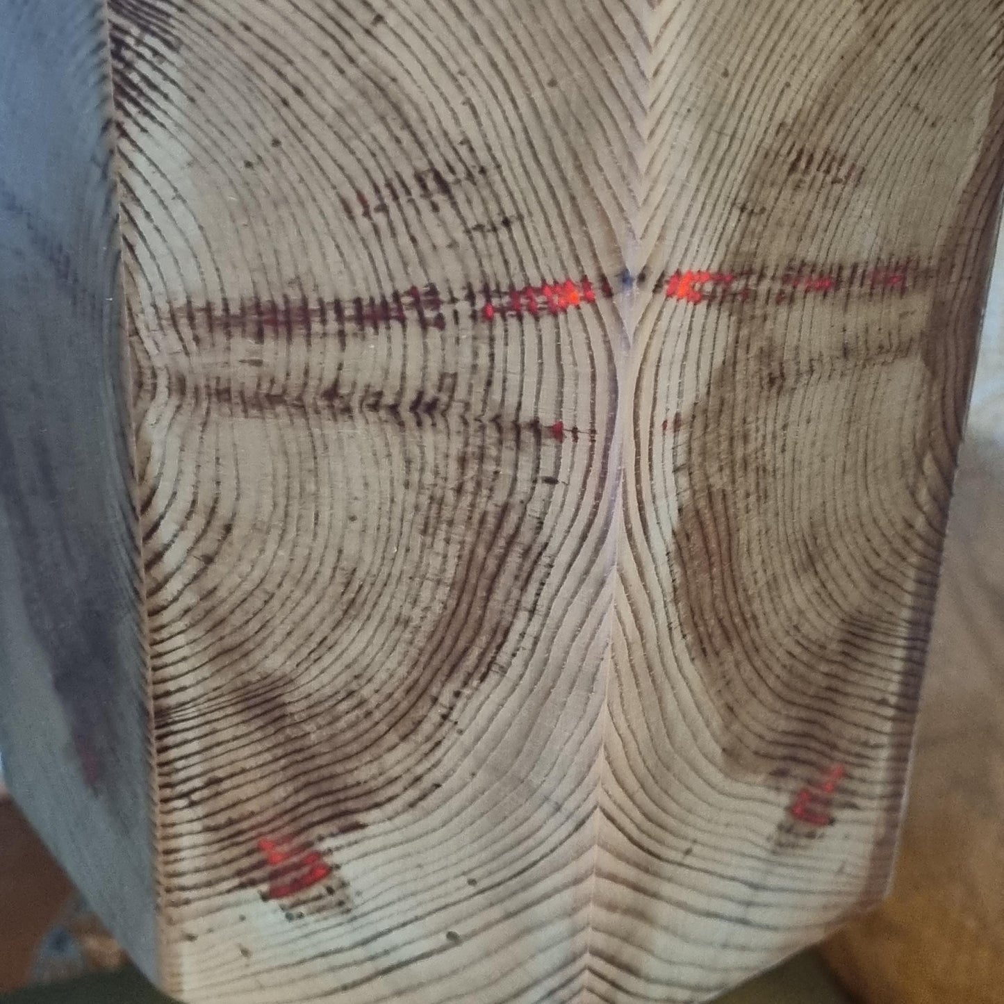 Leif Wikner Pine Wood Table Lamp: Signed Scandinavian Mid-Century Modern Design