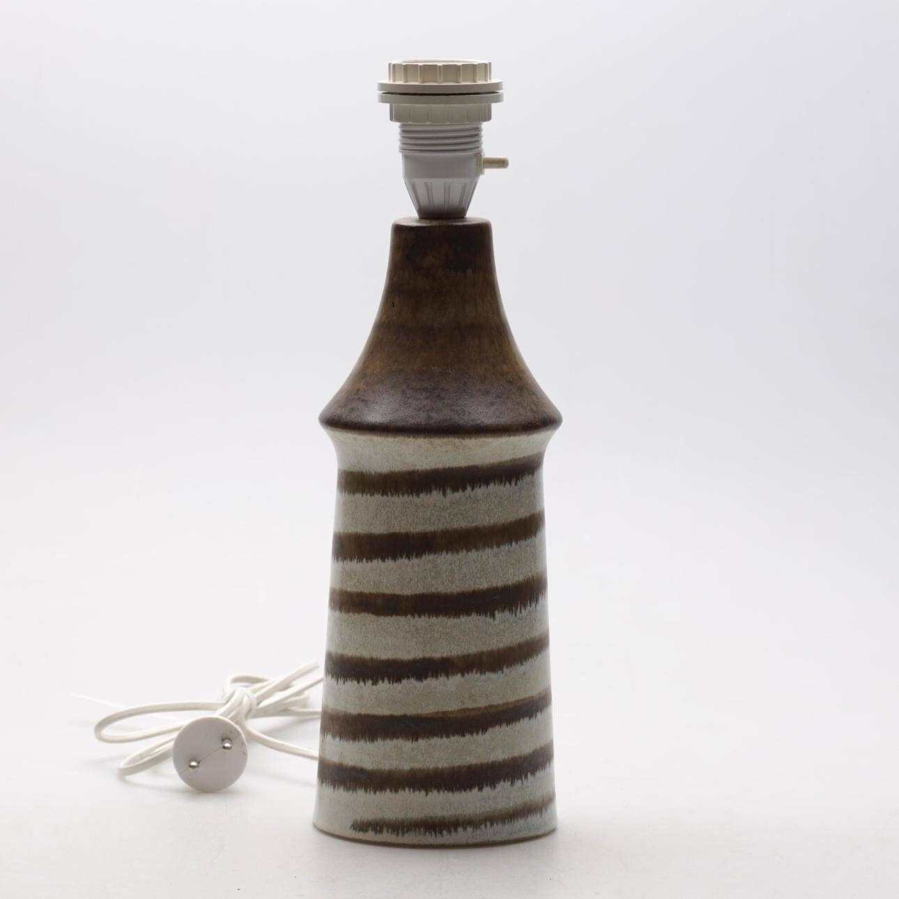Vintage Scandinavian Ceramic Lamp – EGO Stengods, Bruno Karlsson, Sweden 1960s, authentic vintage timeless charm piece.