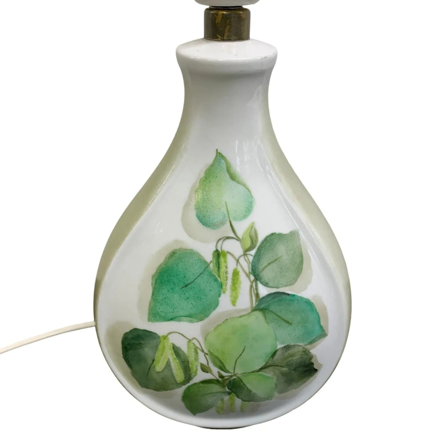Vintage Alka Kunst Kaiser Porcelain Table Lamps – Botanical Floral Pair, Germany 1982, authentic vintage timeless charm