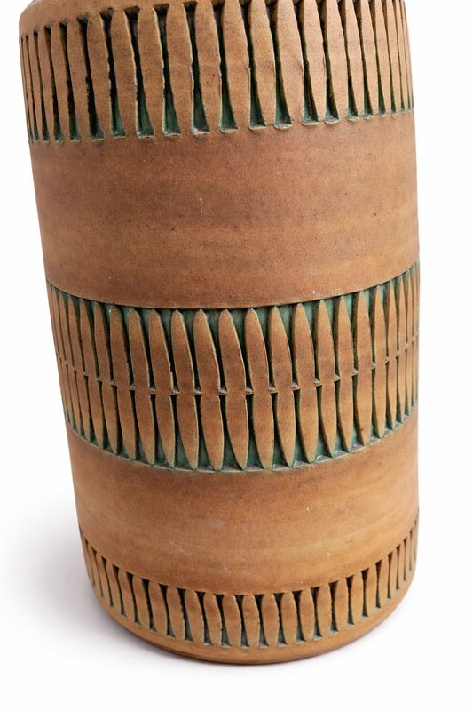 Thomas Anagrius Ceramic Table Lamp – Swedish Vintage, Konsthantverk showcasing authentic vintage mid-century modern Scandinavian charm.